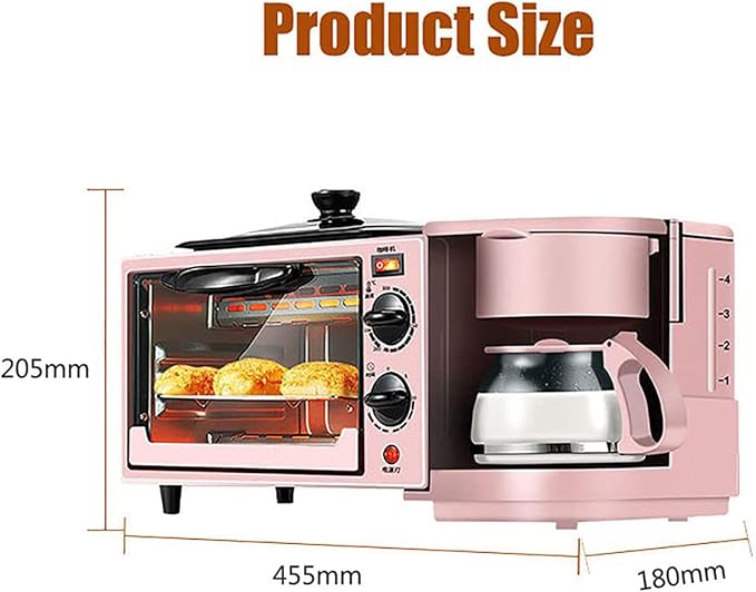 Compact Versatility: 3-in-1 Mini Oven for Baking, Grilling & Toasting