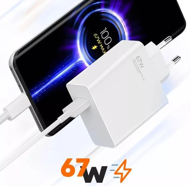 Rapid Power Boost: 67W Fast Charge Power Adapter for Quick and Efficient Charging
