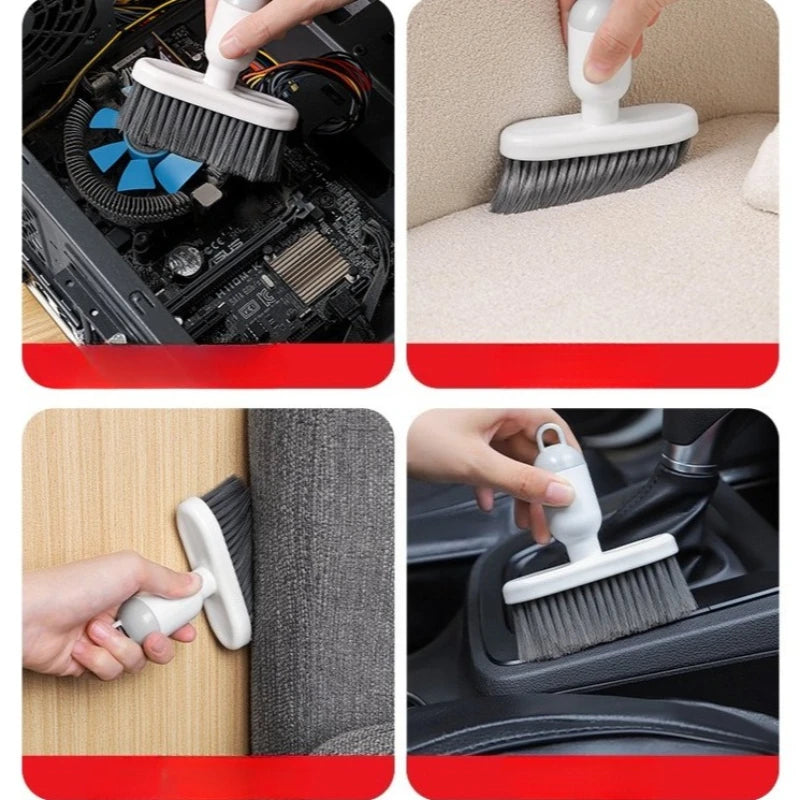 Computer Keyboard Cleaning Brush 2-in-1 Soft Bristle Dust Remover