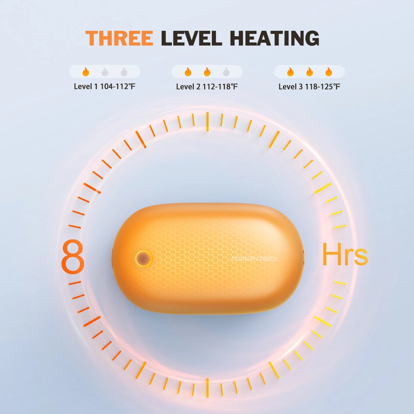 Hand Warmers Magnetic 2 Pack Rechargeable