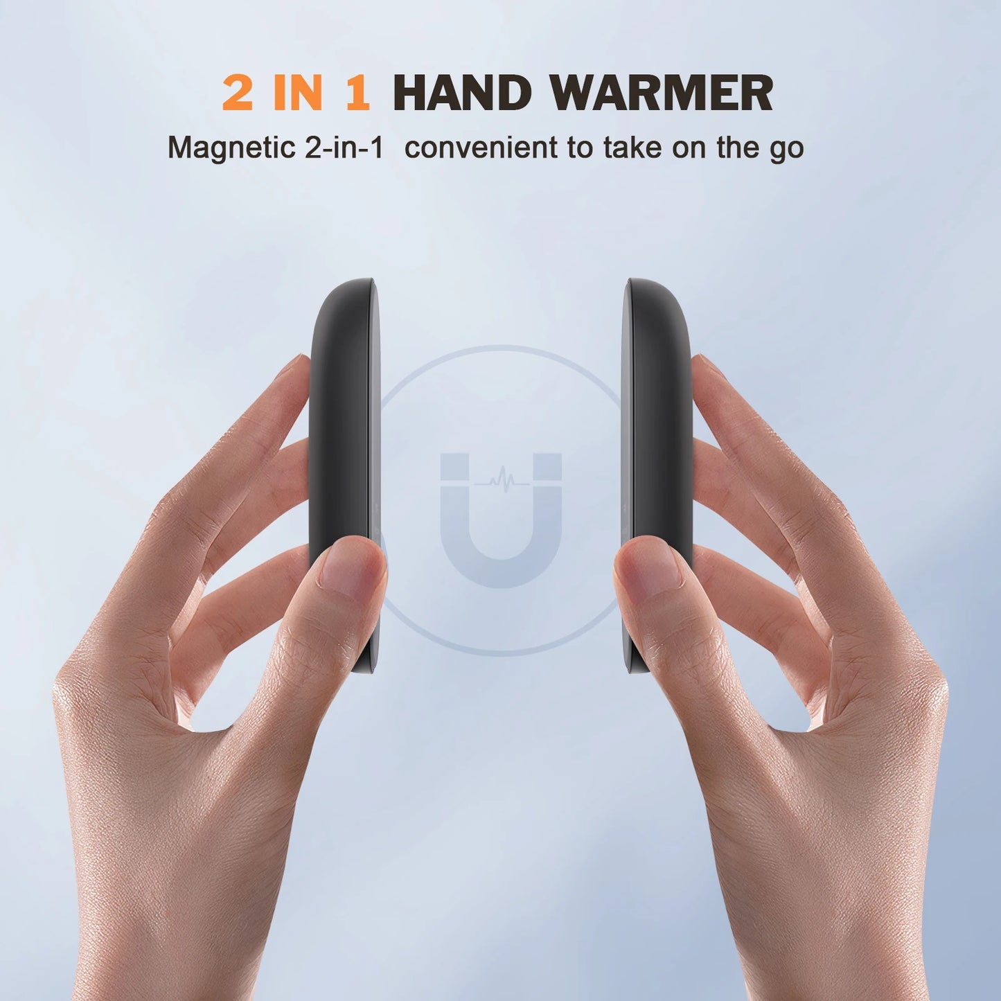 Hand Warmers Magnetic 2 Pack Rechargeable