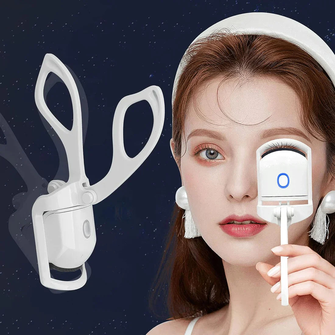 Long-Lasting Lift: Heated Electric Eyelash Curler for Perfectly Curled Lashes
