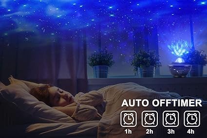 Transform Your Space: Galaxy Ocean Light Projector for Soothing Ambiance and Stunning Visuals