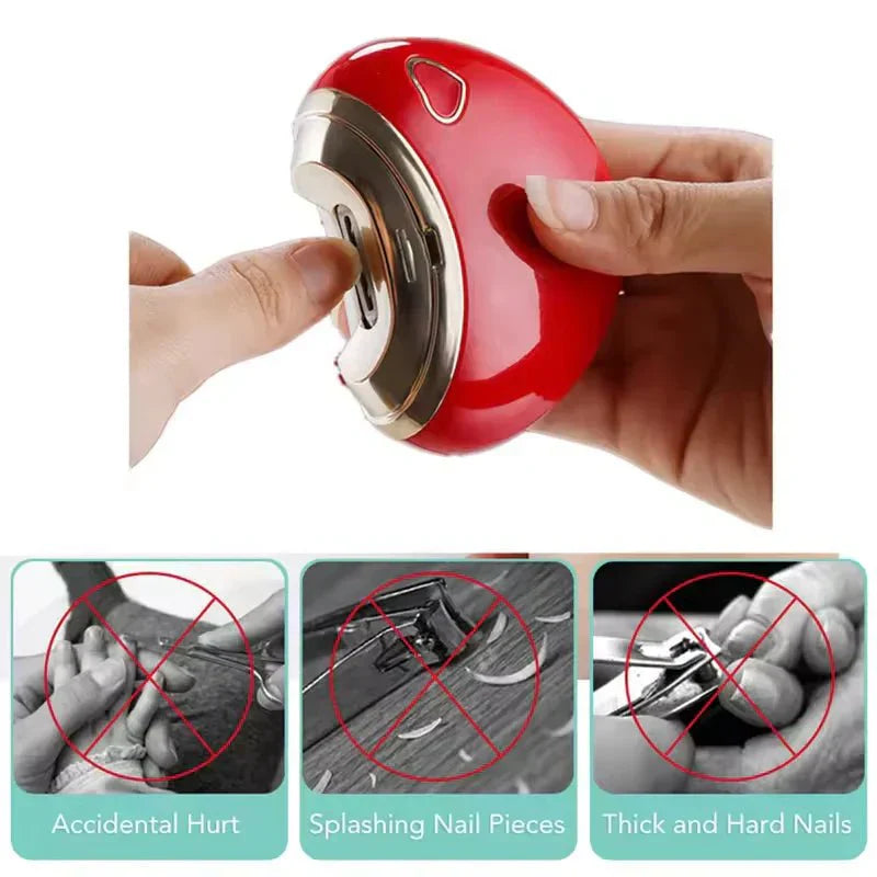 Precision On-the-Go: Portable Electric Nail Clipper for Smooth, Easy Grooming