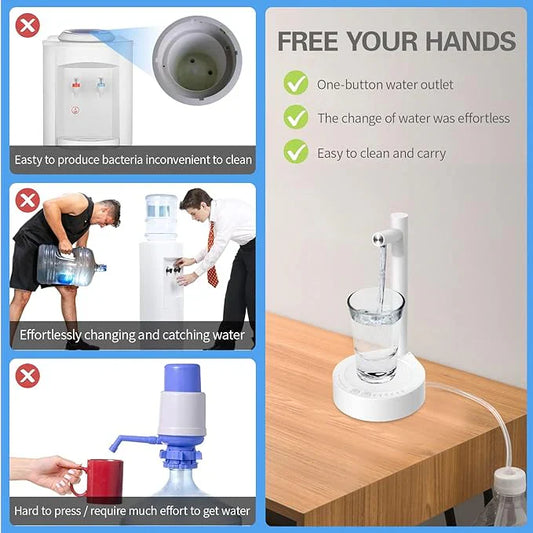Hydration Made Easy: Portable Electric Water Dispenser for On-the-Go Convenience
