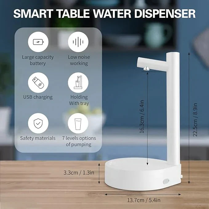 Hydration Made Easy: Portable Electric Water Dispenser for On-the-Go Convenience